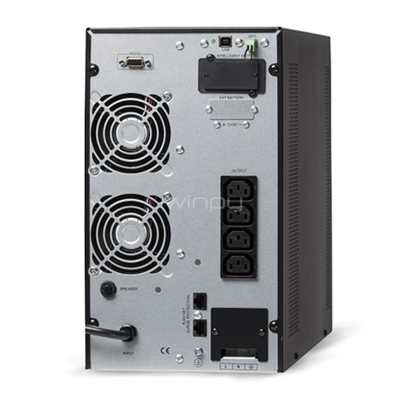UPS Enersafe Online ESOL T-E de 1kva (Monofásicas, 1000VA/900W, Torre)