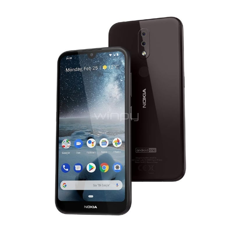 Celular Nokia 4.2 LTE (OctaCore, 3GB RAM, 32GB Internos, Doble Cámara, Pantalla 5.71“, Negro)