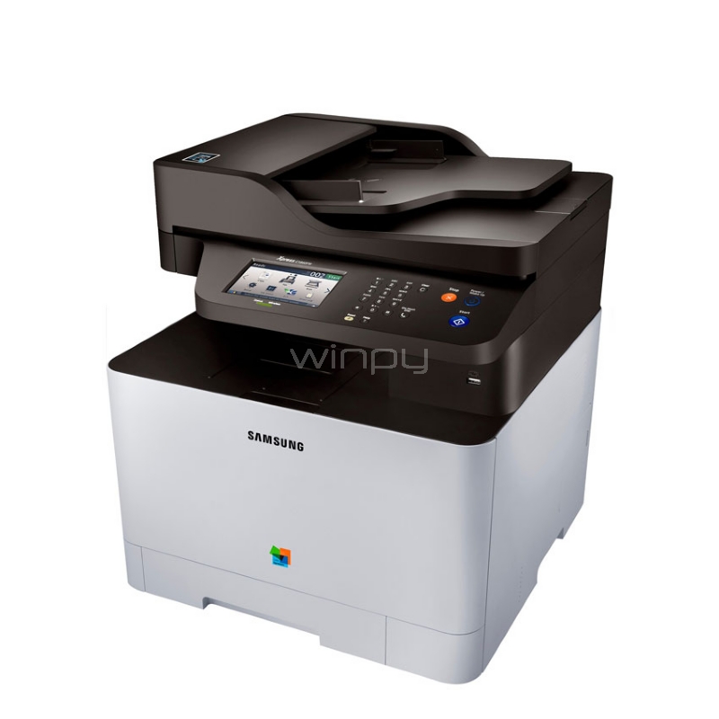 Multifuncional Samsung Xpress SL-C1860FW (Laser Color, Duplex, ADF,  WiFi/USB/LAN) - Winpy.cl