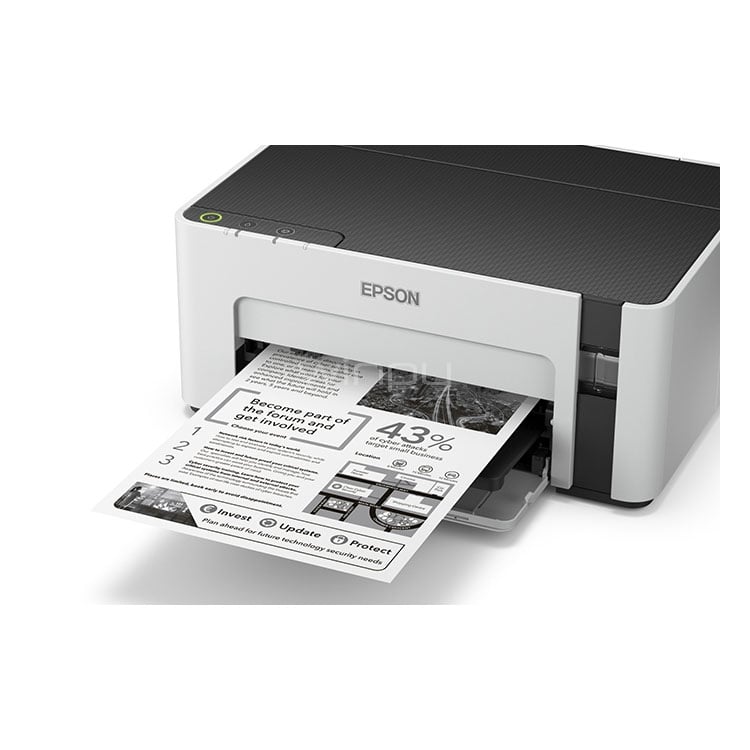 Impresora Epson EcoTank M1120 Wireless (Monocromática, 32ppm, 720 dpi, Wi-Fi/USB)