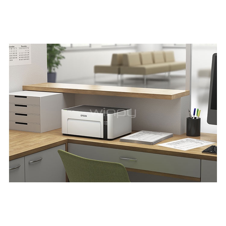 Impresora Epson EcoTank M1120 Wireless (Monocromática, 32ppm, 720 dpi, Wi-Fi/USB)