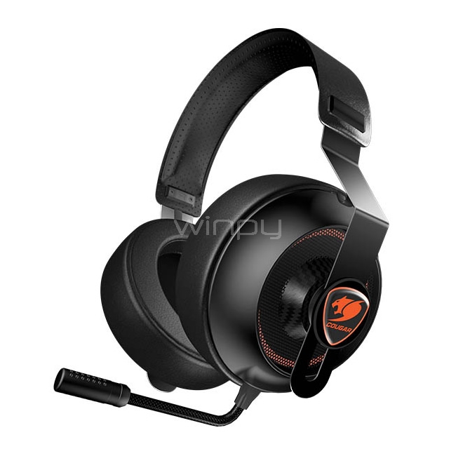 Audífonos Gamer Cougar Phontum Essential (Jack 3.5, Mic Cancelación de Ruido,  Black) - Winpy.cl