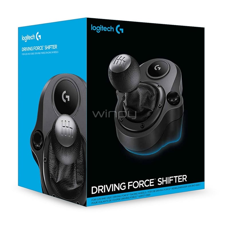 Palanca de Cambios Logitech G Driving Force de 6 velocidades (para G29 y G920)