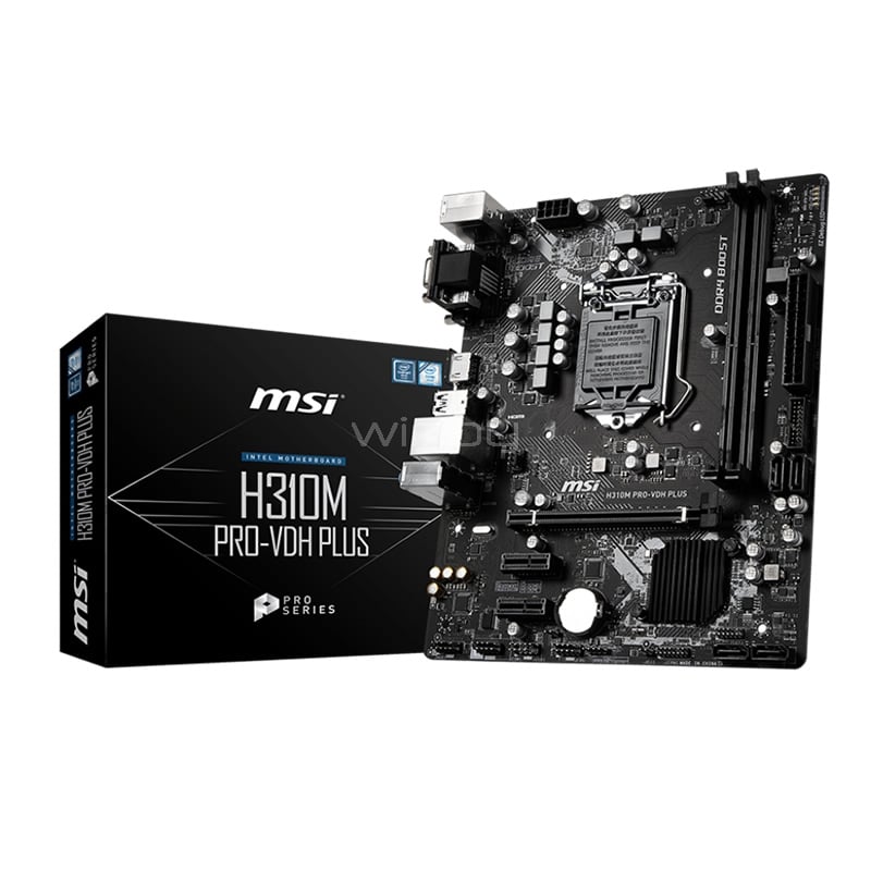 Placa Madre MSI H310M PRO-VDH PLUS (LGA1151v2, DDR4 2133-2666MHz, mATX)