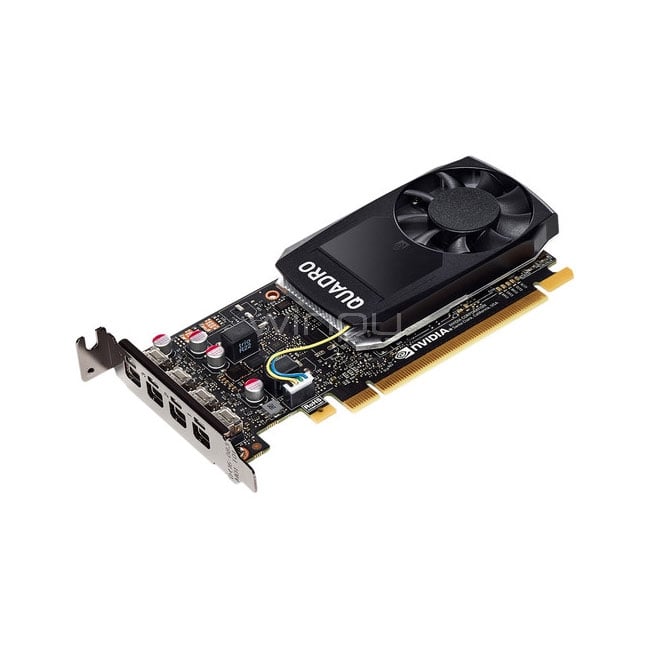 Tarjeta gráfica Profesional HP Nvidia Quadro P1000 de 4GB GDDR5 (Salidas Mini DisplayPort x4)