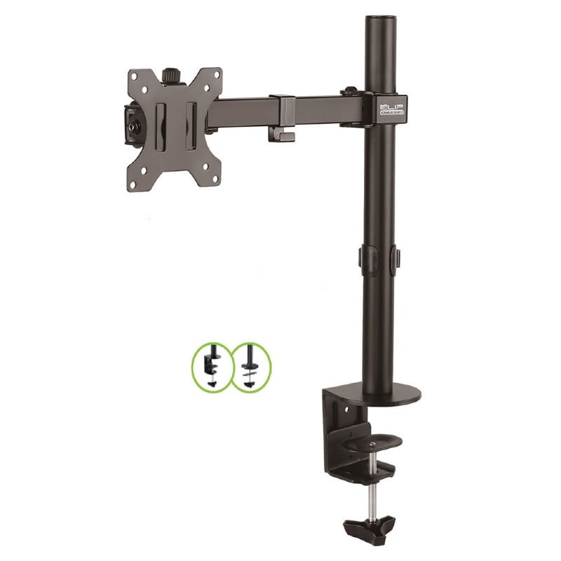 Soporte monitor KlipX LCD/LED (Pantallas 13-32“, giro 180°, rotación 360°)
