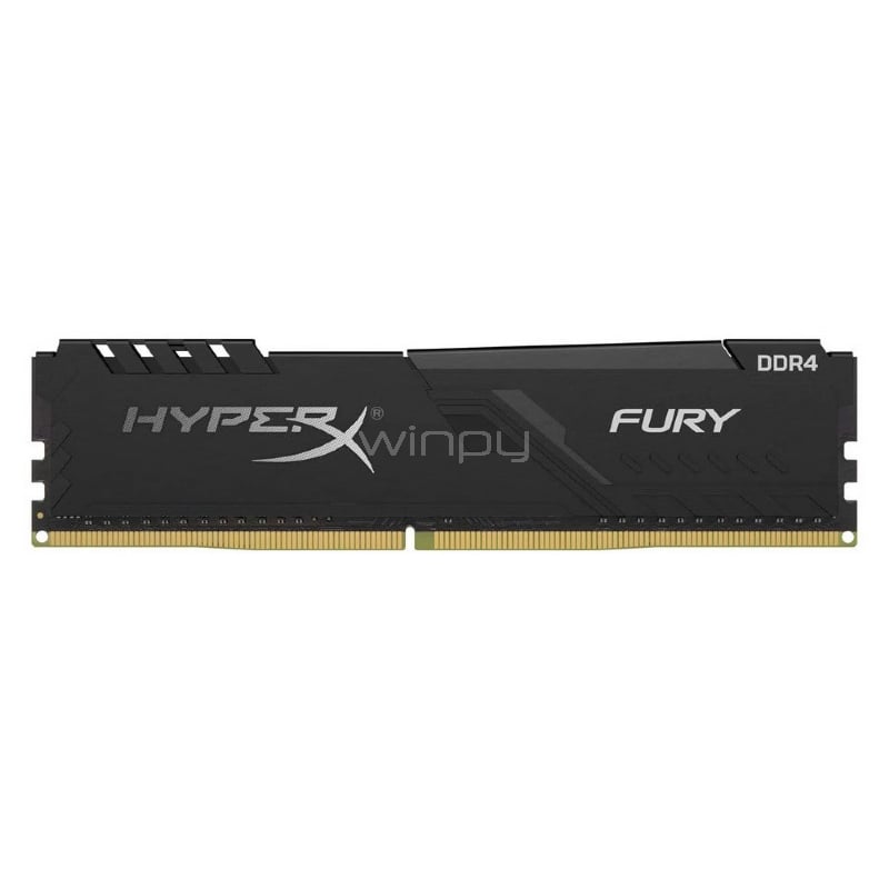 Memoria RAM HyperX Fury de 8GB (2666MHz, DDR4, CL16, DIMM, Black)