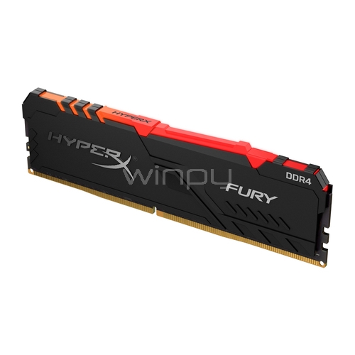 HYPERX FURY DDR4 16GB (8GB×2)　3200MHz Memoria RAM HyperX Fury RGB de 8GB (3466MHz, DDR4, CL16, DIMM