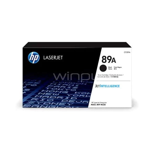 Cartucho de tóner HP LaserJet 89A negro (CF289A)