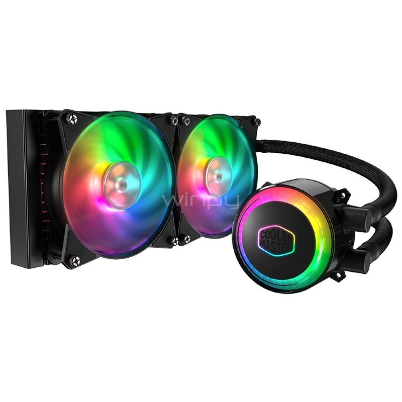Refrigeración Líquida Cooler Master MasterLiquid ML240R RGB (Intel-AMD, 240mm)