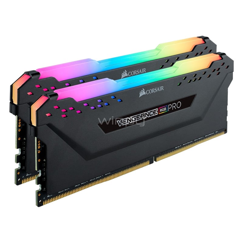 メモリー VENGEANCE RGB PRO DDR4 16GB 3200mhz Memoria RAM Corsair VENGEANCE RGB PRO de 16GB (DDR4, 3200 MHz, C16