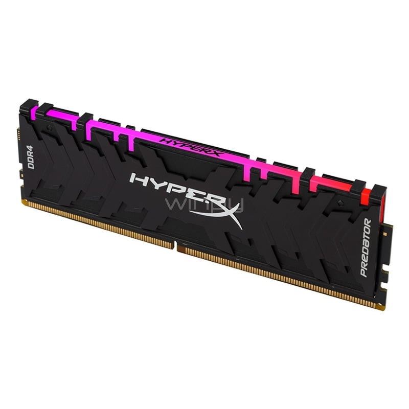 Memoria RAM HyperX Predator RGB de 8GB (4000 MHz, DDR4, CL19, DIMM