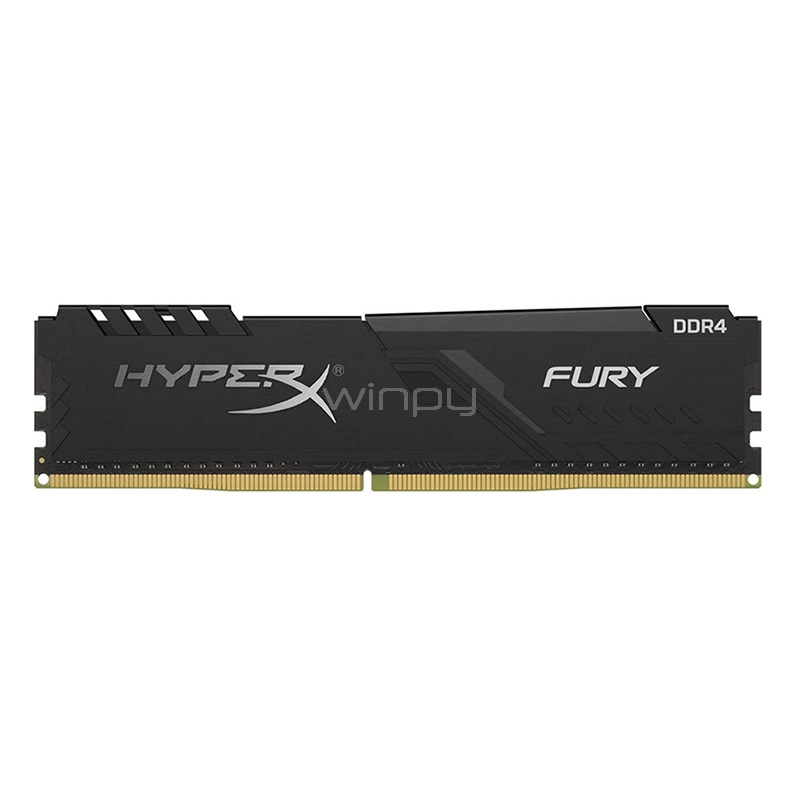 Memoria RAM HyperX FURY de 16GB (2400 MHz, DDR4, CL15, DIMM, BLACK