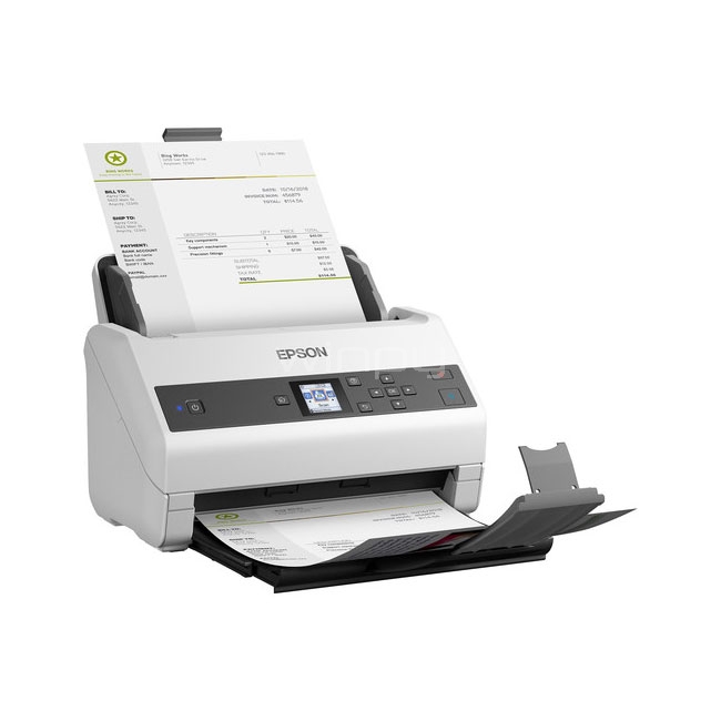 Escáner Epson DS-870 Color Duplex (hasta documento de 8.5 x 240, y 7000 páginas por día)