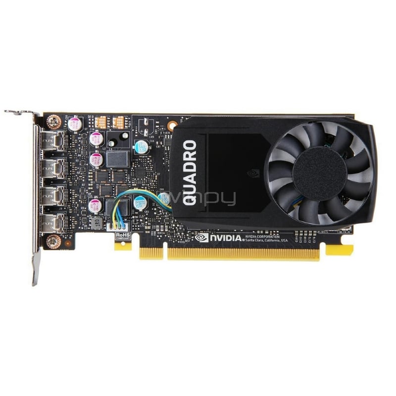 Tarjeta de vídeo Profesional NVIDIA Quadro P620 VCQP620BLK Winpy.cl