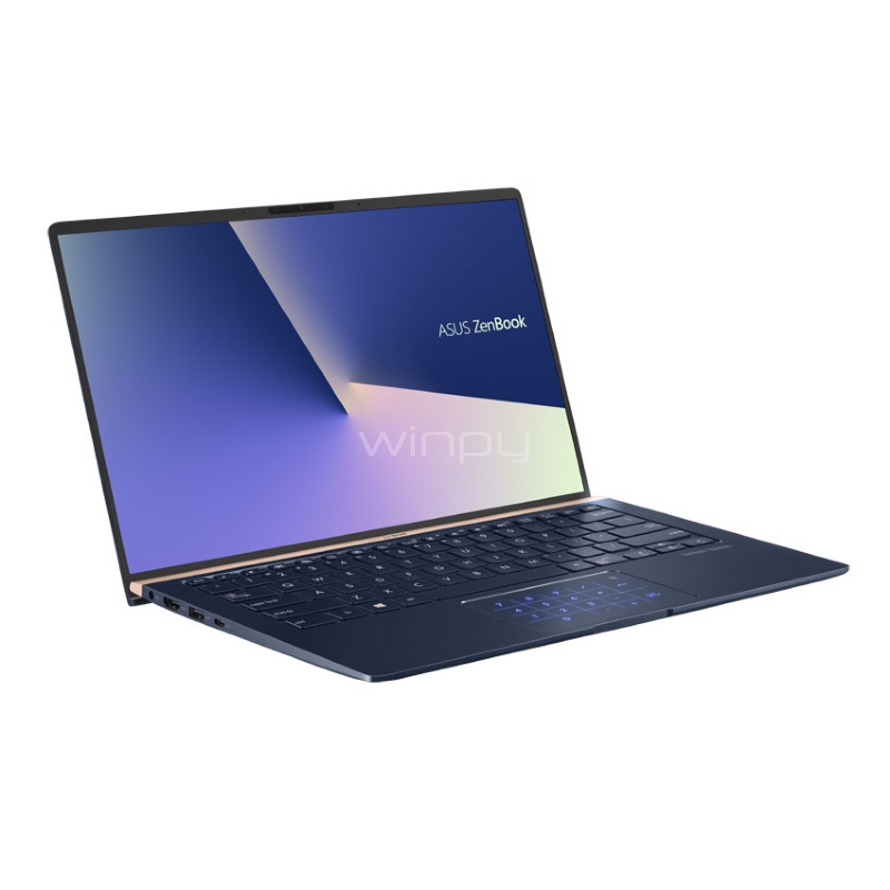 Ultrabook ASUS ZenBook UX433FN-A5235T (i7-8565U, GeForce MX150, 8GB RAM, 512GB SSD, Pantalla 14“, Win10)