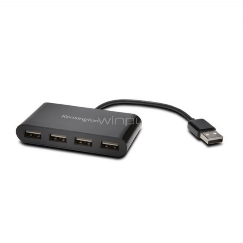 Mini Hub Kensington USB de 4 puertos (USB 2.0)