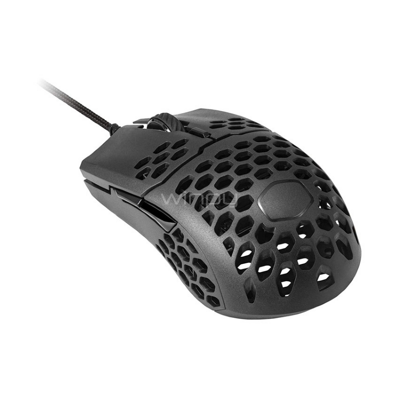 Mouse Gamer Cooler Master MasterMouse MM710 (Sensor PixArt PMW3389, 400/16.000dpi, 53g, Negro Mate)