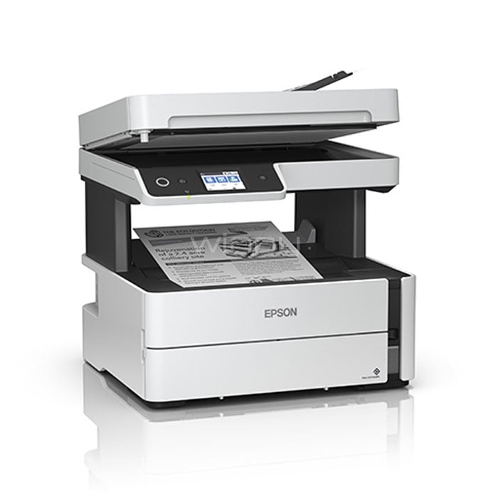 Multifuncional Epson EcoTank M3180 (Tinta Blanco/Negro, 20ppm, WiFi-Ethernet-USB)