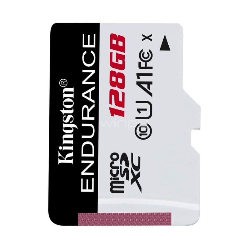 Tarjeta microSD Kingston High Endurance de 128GB (Clase 10, UHS-I )