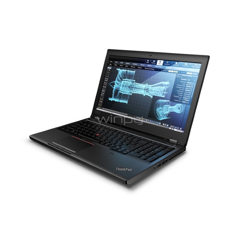 Workstation Mobile Lenovo ThinkPad P52 (i7-8750H,  32GB DDR4, 1TB SSD, Quadro P1000, Pantalla 15.6“, Win10 Pro)