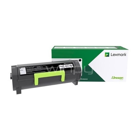 Cartucho de tóner original Lexmark 56F4H00 Negro - Winpy.cl