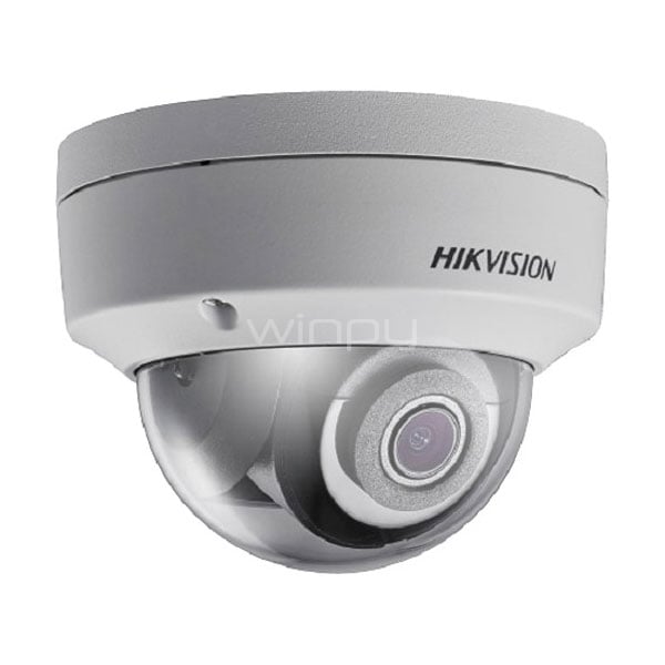 Cámara domo Hikvision DS-2CD2121G0-IS (de red, 2MP para exteriores con visión nocturna y lente de 2.8 mm)