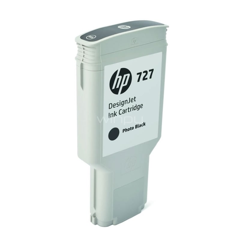 Cartucho tinta original HP DesignJet 727 Negro Fotografico (300 ml)