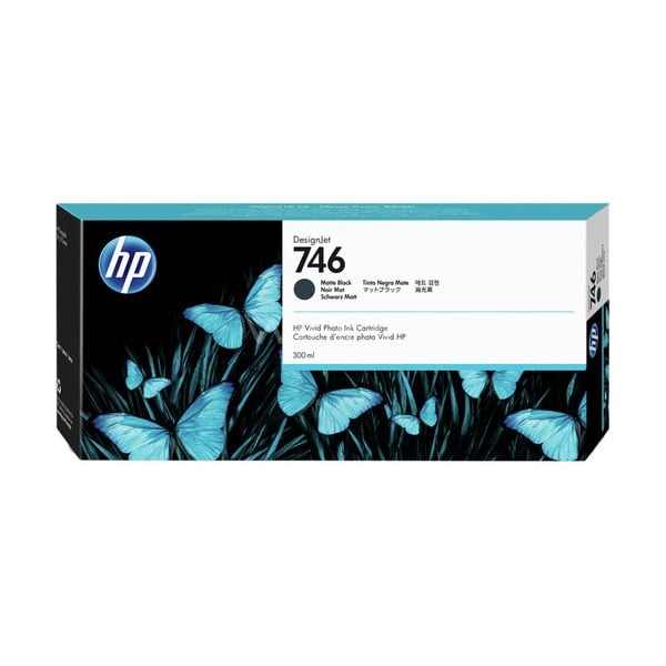 Cartucho de tinta HP DesignJet 746 de 300 ml, negro mate (P2V83A)