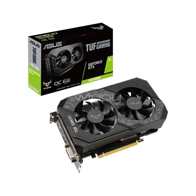 Tarjeta gráfica ASUS TUF Gaming GeForce GTX 1660 SUPER OC de 6GB