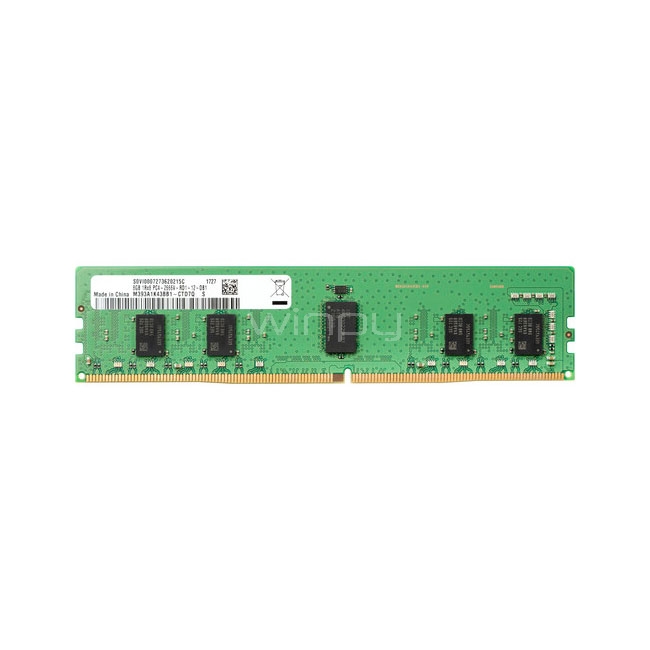 Módulo de memoria DIMM HP 8GB DDR4 2666 MHz (para workstation HP HP Z4, Z6 y Z8 G4)
