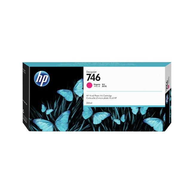 Cartucho de tinta HP DesignJet 746 de 300 ml, magenta (P2V78A)
