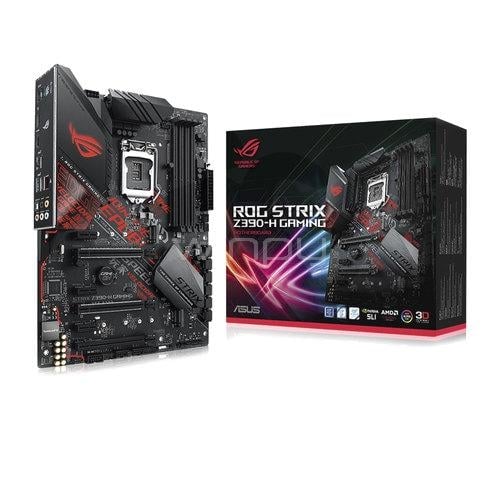 Placa Madre Asus ROG STRIX Z390-H GAMING (LGA1151v2, DDR4 2133/4266MHz, M.2 x2, RAID, RGB, ATX)