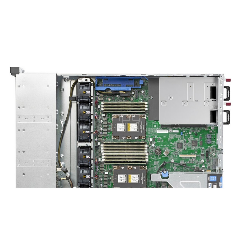 Servidor HPE ProLiant DL180 Gen10 (Intel Xeon Silver 4208, 16GB RAM, Sin discos, Fuente 500W, Rack 2U)