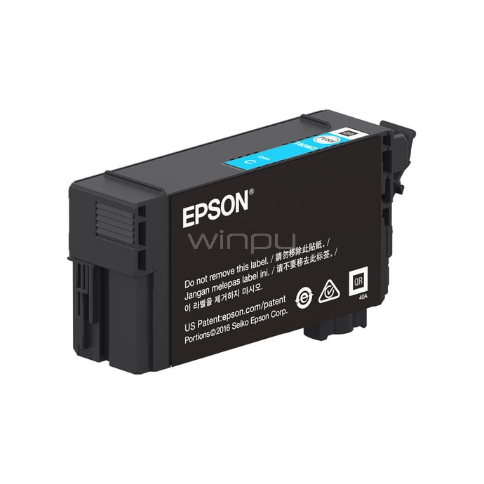 Cartucho de tinta  Epson UltraChrome XD2 T40W ( cian 50 ml )