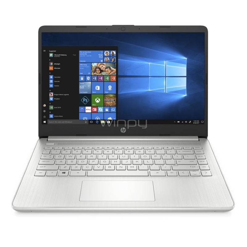 Notebook HP 14-DQ0008LA (i3-7020U, 12GB RAM, 256GB SSD, Pantalla