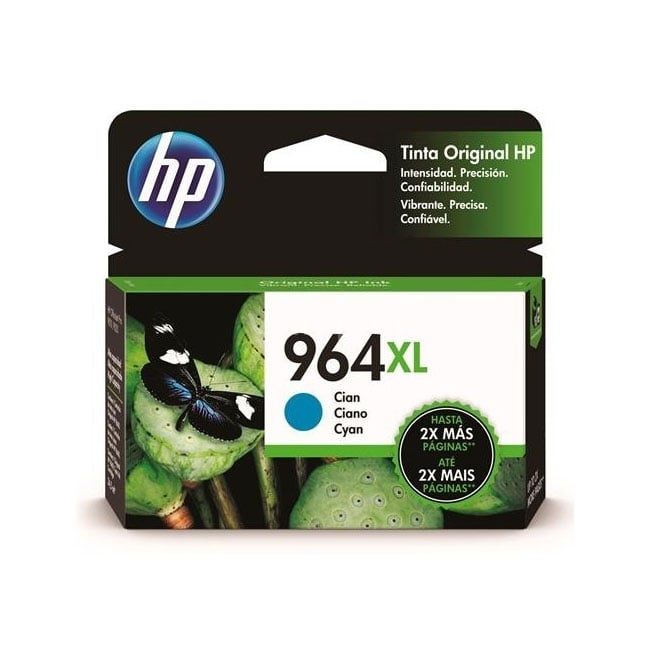 Cartucho original de tinta de alto rendimiento HP 964XL cian (3JA54AL)