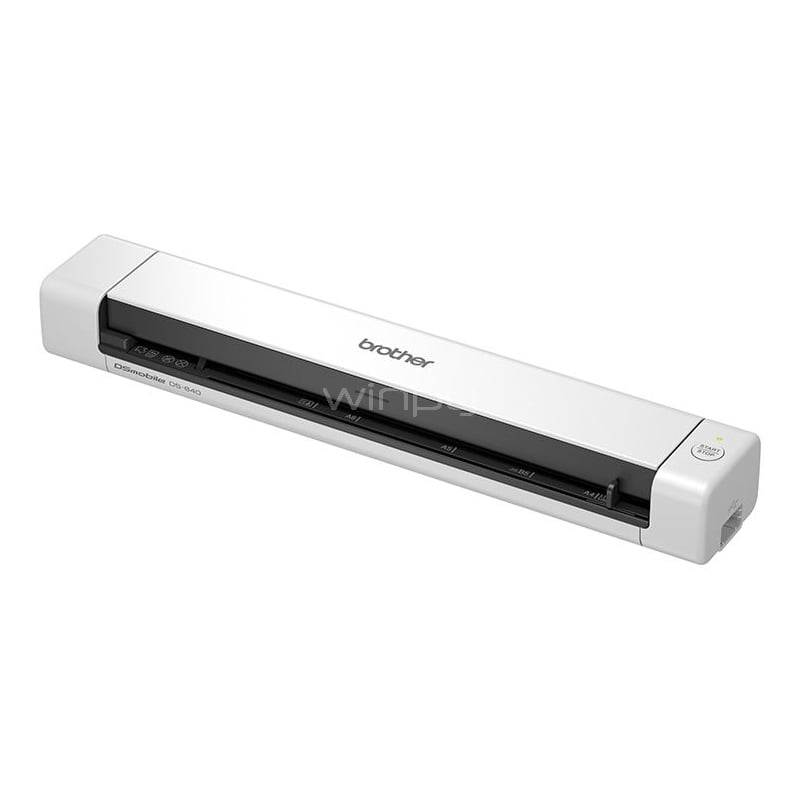escaner portátil brother dsmobile ds-640 (a4, color, 600x600ppp, usb 3.0)