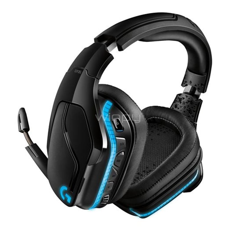 Audifonos Gamer Logitech G935 RGB Lightsync (Sonido 7.1, USB, Negro)