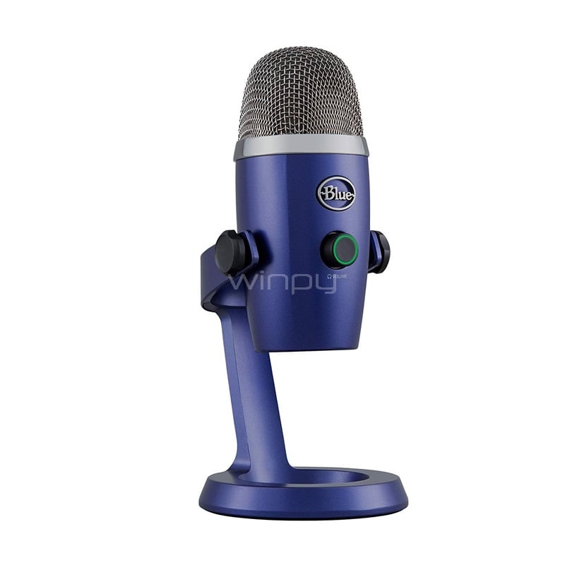 Micrófono Digital Blue Yeti Nano (USB, Mac/PC, Azul)