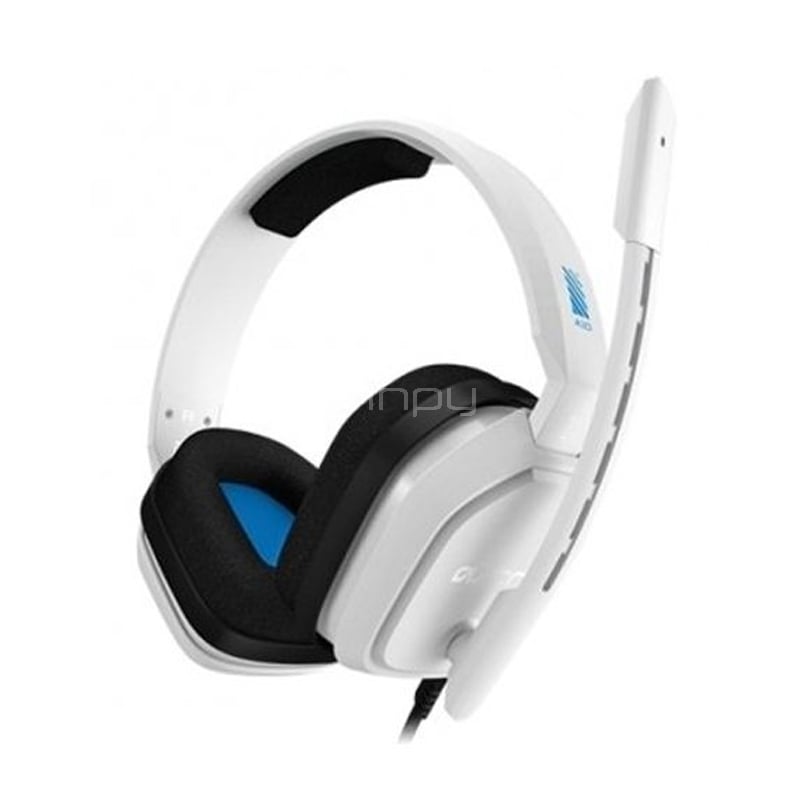 Audifonos Gamer Logitech Astro A10 (PS4, Blanco)