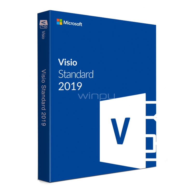 Licencia Microsoft Visio Standard 2019 (Perpetua, Descargable)