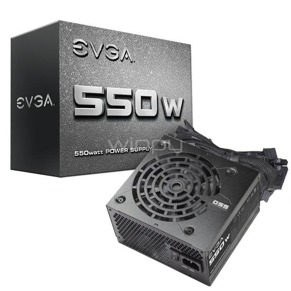 Fuente de poder EVGA 550 N1 (ATX, 550 Watts)