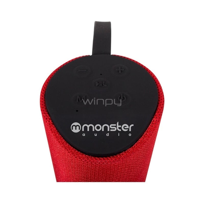 Parlante Portátil Monster Audio P450 (Bluetooth, Anti-Salpicaduras, Rojo)