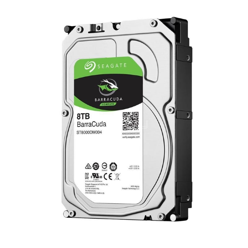 5台セット　Seagate Barracuda 3TB HDD（1600時間） Disco duro Seagate BarraCuda de 8TB (SATA, 5400rpm, 256MB caché