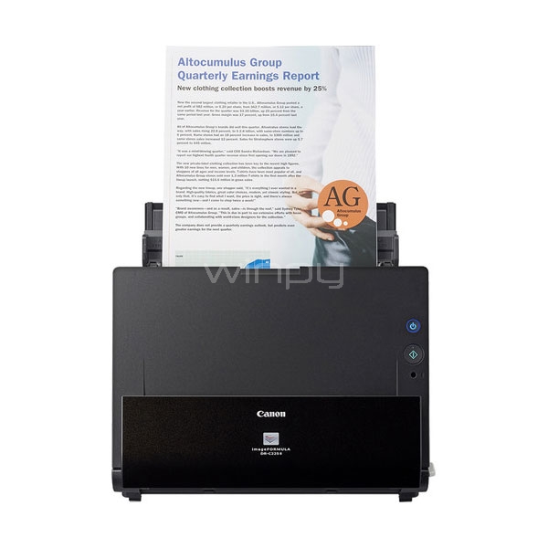 Escáner Canon imageFORMULA DR-C225 II (600ppp, ADF, 30 hojas, USB 2.0)