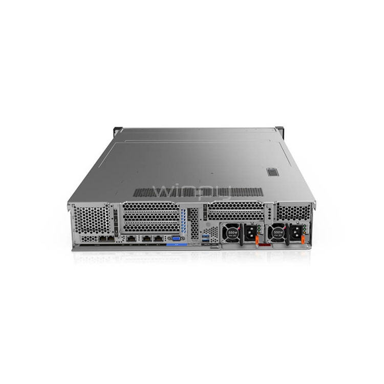 Servidor Lenovo ThinkSystem SR550 (Xeon Silver 4208, 16GB RAM, Sin Disco, Fuente 550W, Rack 2U)