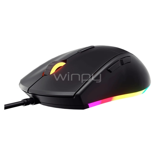 Mouse Gamer Cougar Minos XT (Sensor ADNS-3050, 4000, dpi, RGB, Negro)