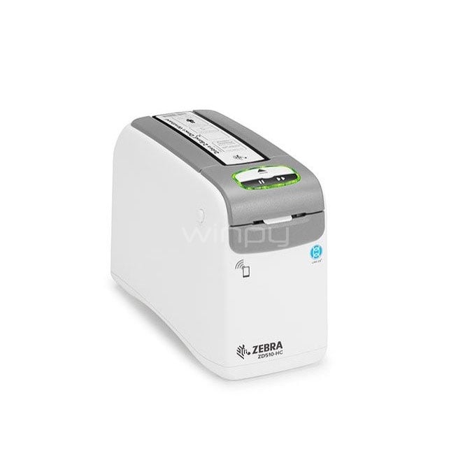 Impresora de brazaletes ZEBRA, ZD510-HC (USB, Bluetooth, Ethernet)