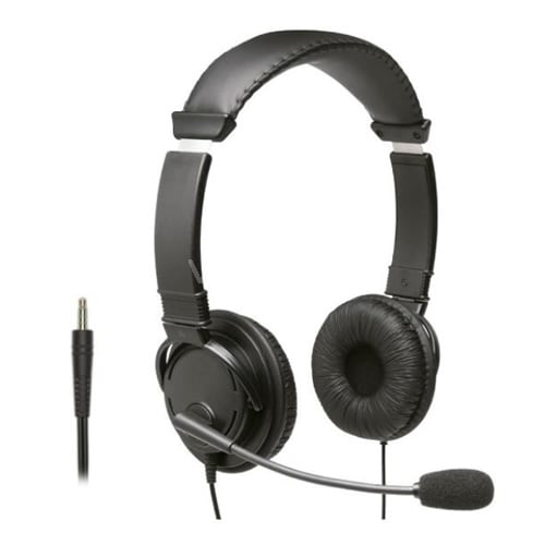 Audífono Kensington Hi-Fi con Micrófono (jack 3.5mm, Negro) - Winpy.cl